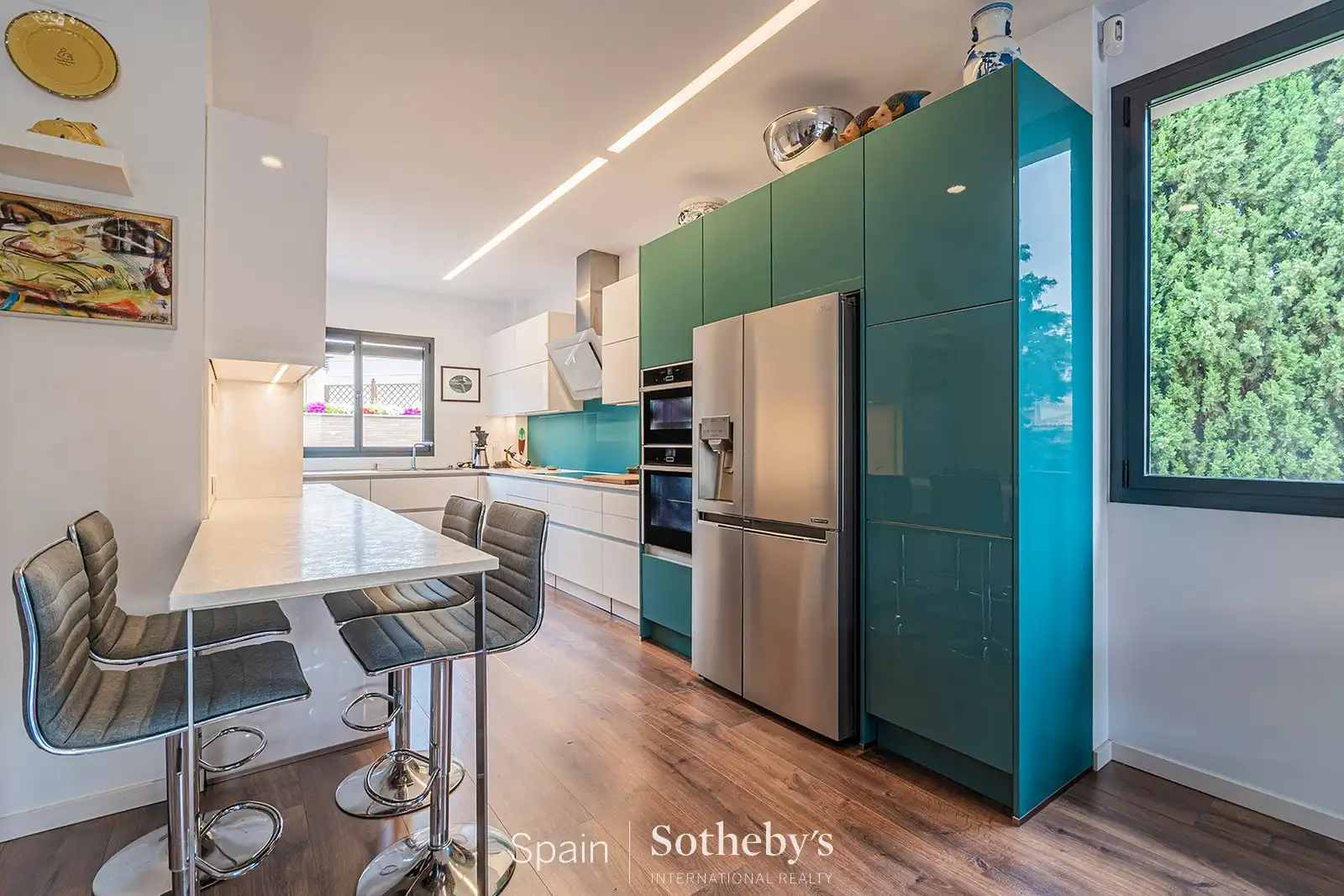 Cocina de Ático en venta en Sant Just Desvern con Aire acondicionado, Terraza y Trastero