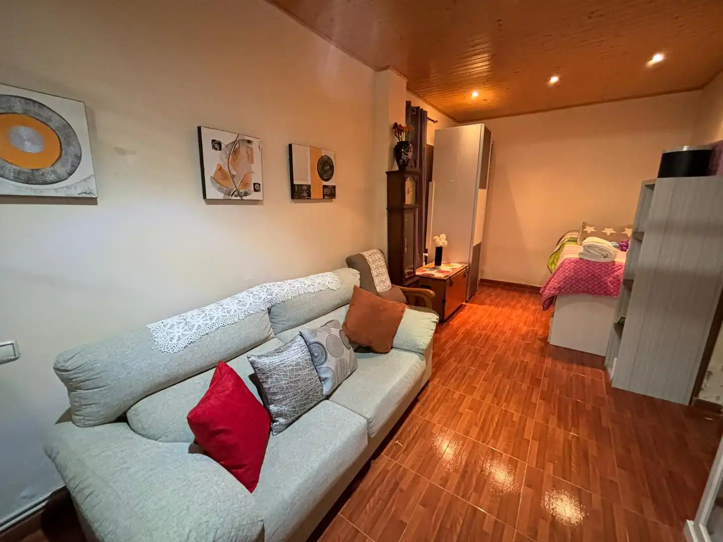 Sala de estar de Casa o chalet en venta en Lleida con Aire acondicionado, Calefacción y Jardín privado