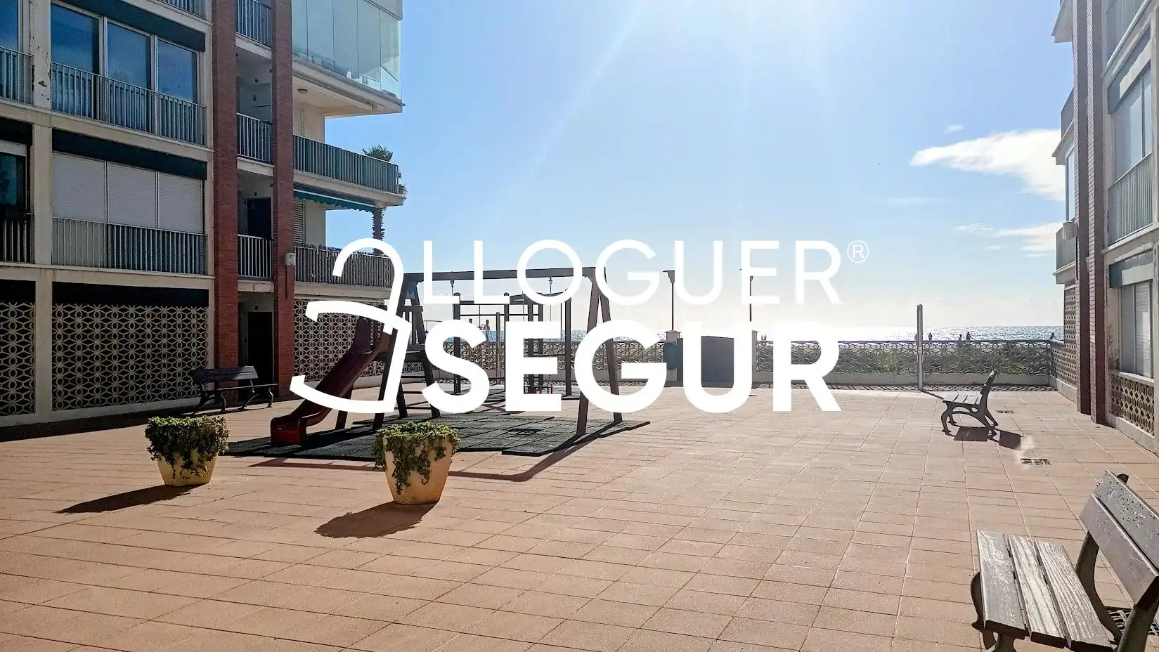 Terrasse von Wohnung zur Miete in Castelldefels mit Klimaanlage, Heizung und Möbliert