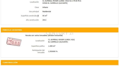 Foto 3 de Apartamento en venta en Cl Almirall Roger Lluria 14(a)el Campello (alicant, -1, Campello pueblo, El Campello