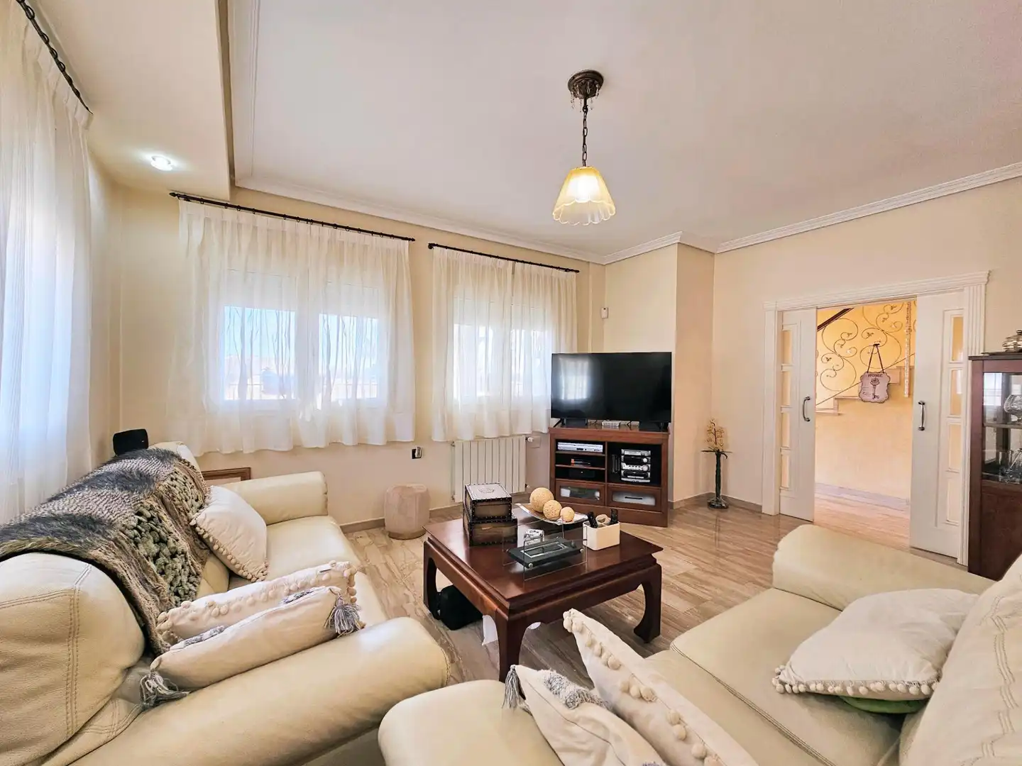 Sala de estar de Casa o chalet en venta en Cartagena con Terraza y Amueblado