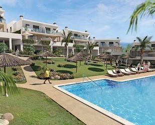 Swimming pool of Single-family semi-detached for sale in Mijas  with Air Conditioner, Heating and Private garden