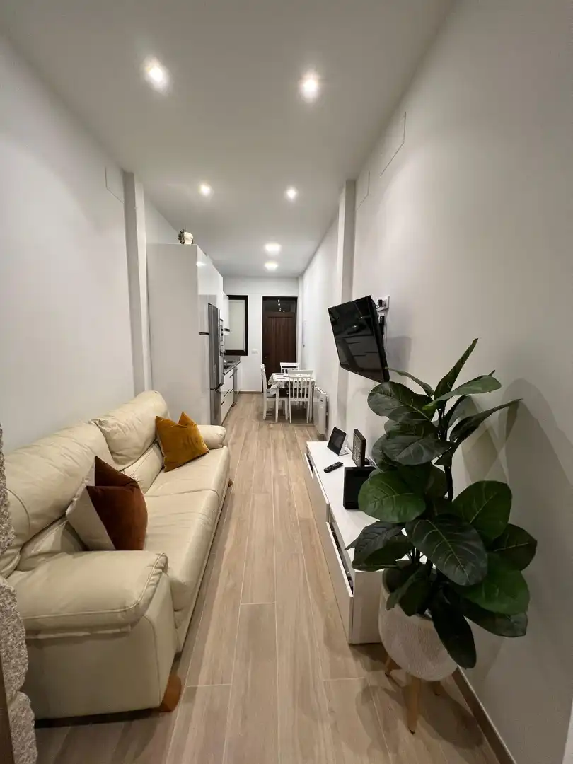 Sala de estar de Apartamento de alquiler en Cangas  con Calefacción, Amueblado y Horno