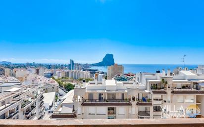 Exterior view of Attic for sale in Calpe / Calp  with Air Conditioner, Heating and Terrace