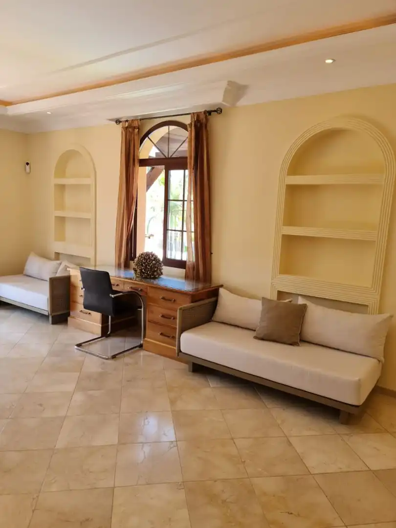 Living room of Houses for rent in Estepona  with Private garden and Swimming Pool
