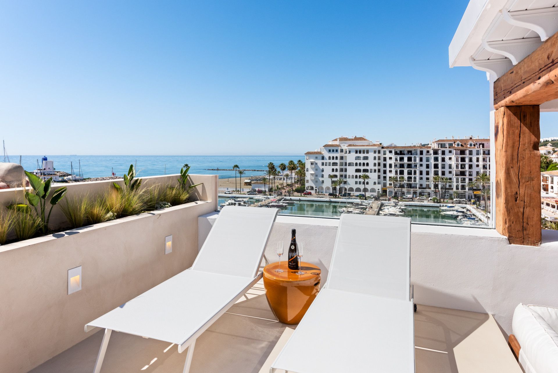 Terrace of Attic for sale in Manilva  with Air Conditioner, Terrace and Swimming Pool