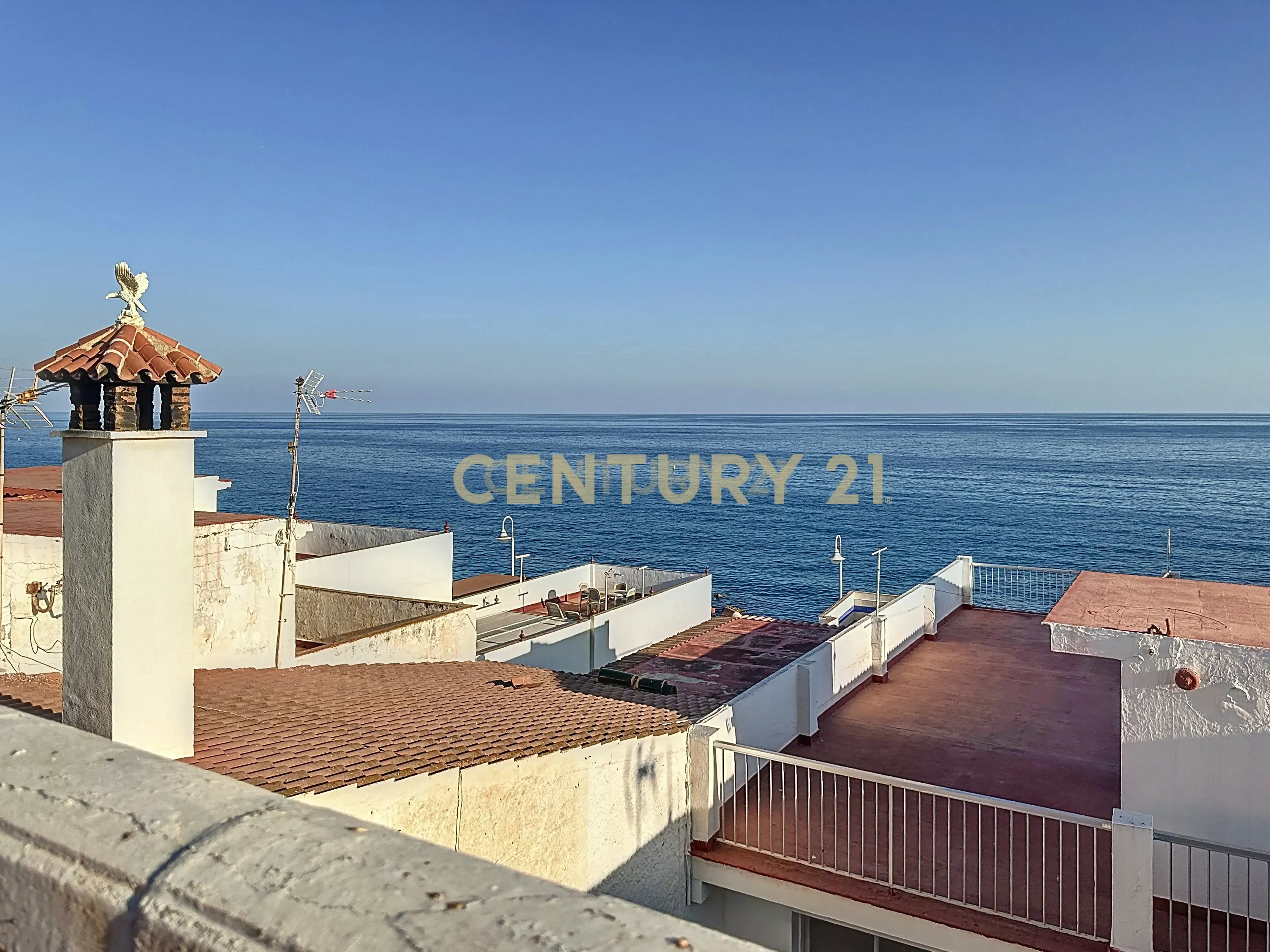 Exterior view of Single-family semi-detached for sale in Algarrobo  with Storage room, Washing machine and Microwave