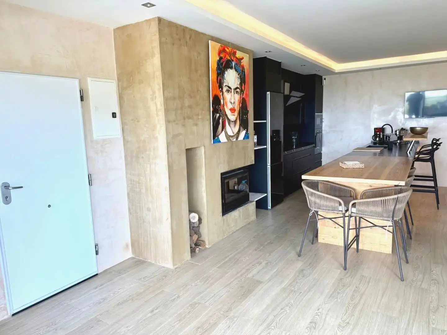 Sala de estar de Finca rústica en venta en Ojén con Aire acondicionado, Terraza y Trastero