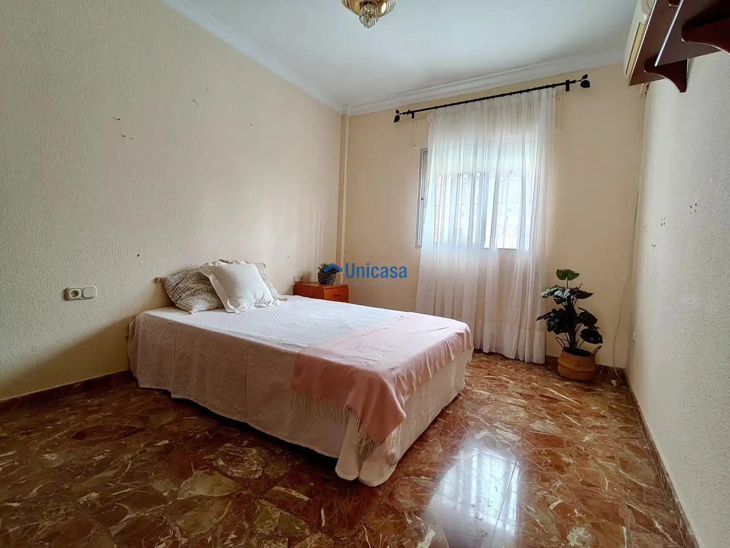 Bedroom of Flat for sale in Málaga  with Air Conditioner, Terrace and Furnished