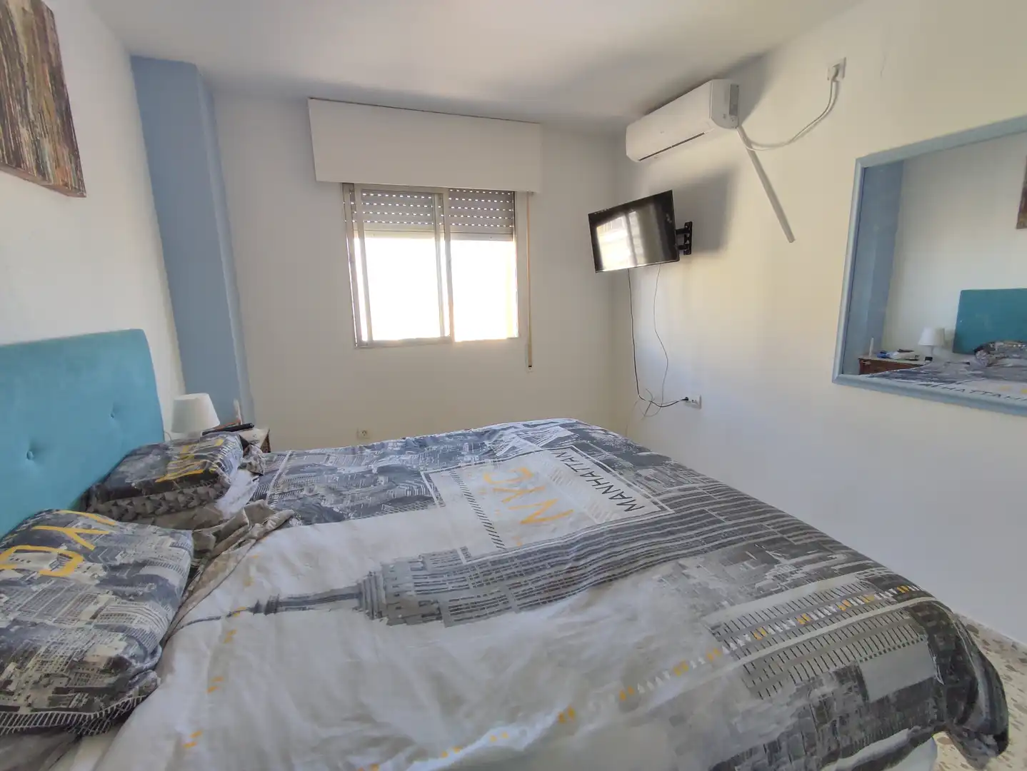 Schlafzimmer von Wohnung zur Miete in Torremolinos mit Klimaanlage, Heizung und Terrasse