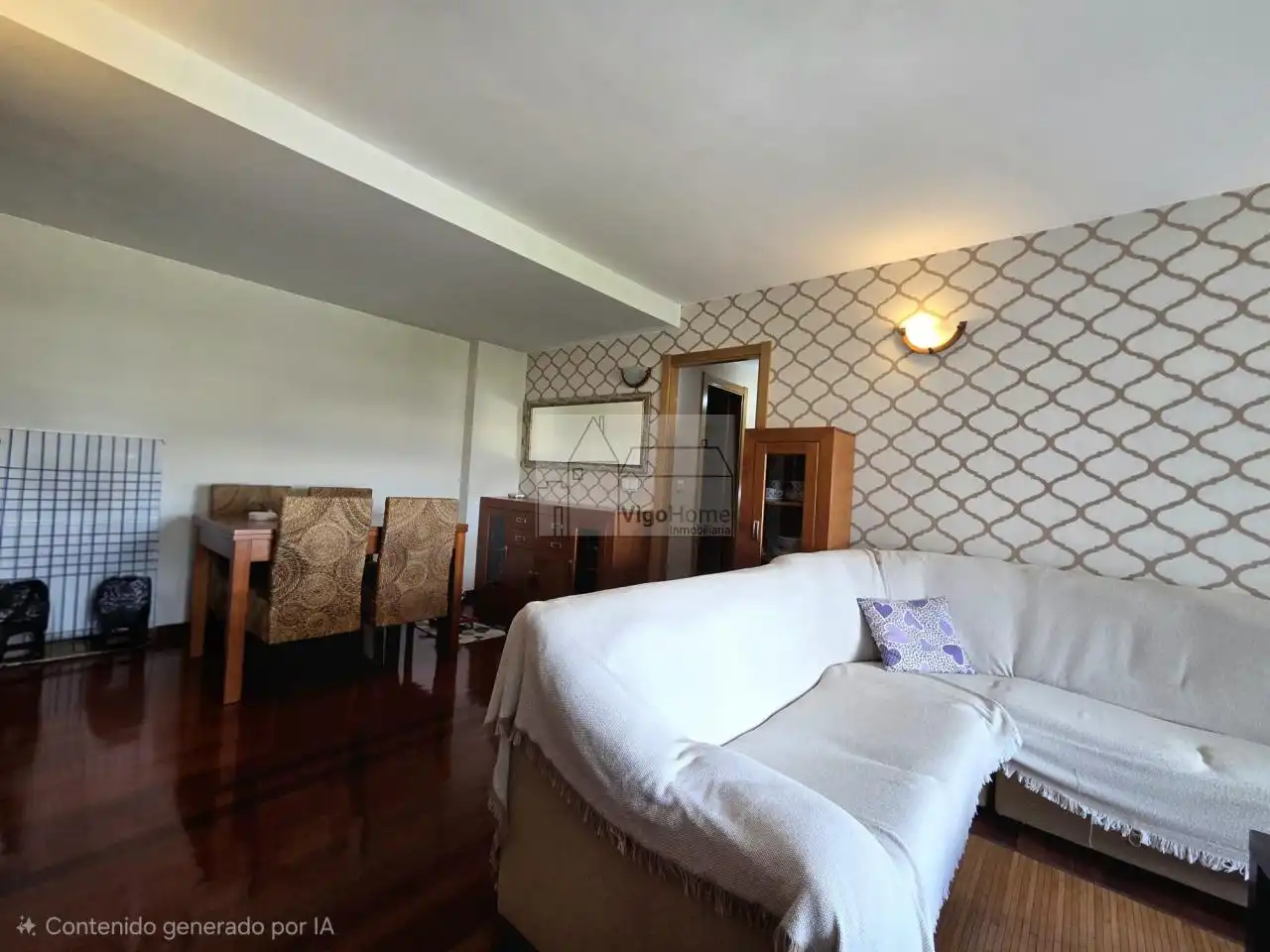 Living room of Flat for sale in Vigo   with Heating, Parquet flooring and Storage room