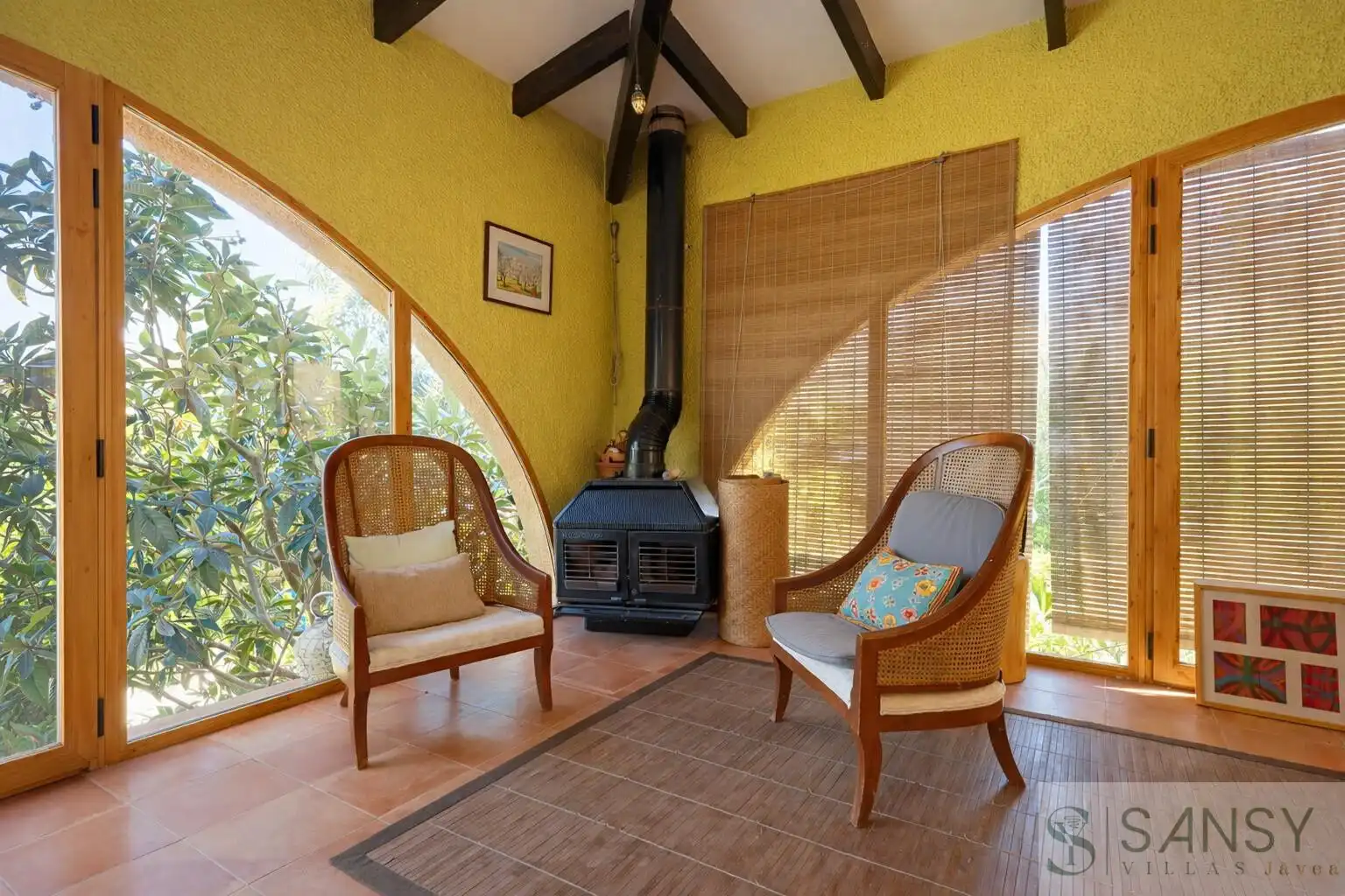 Living room of Houses for sale in Jávea / Xàbia  with Air Conditioner
