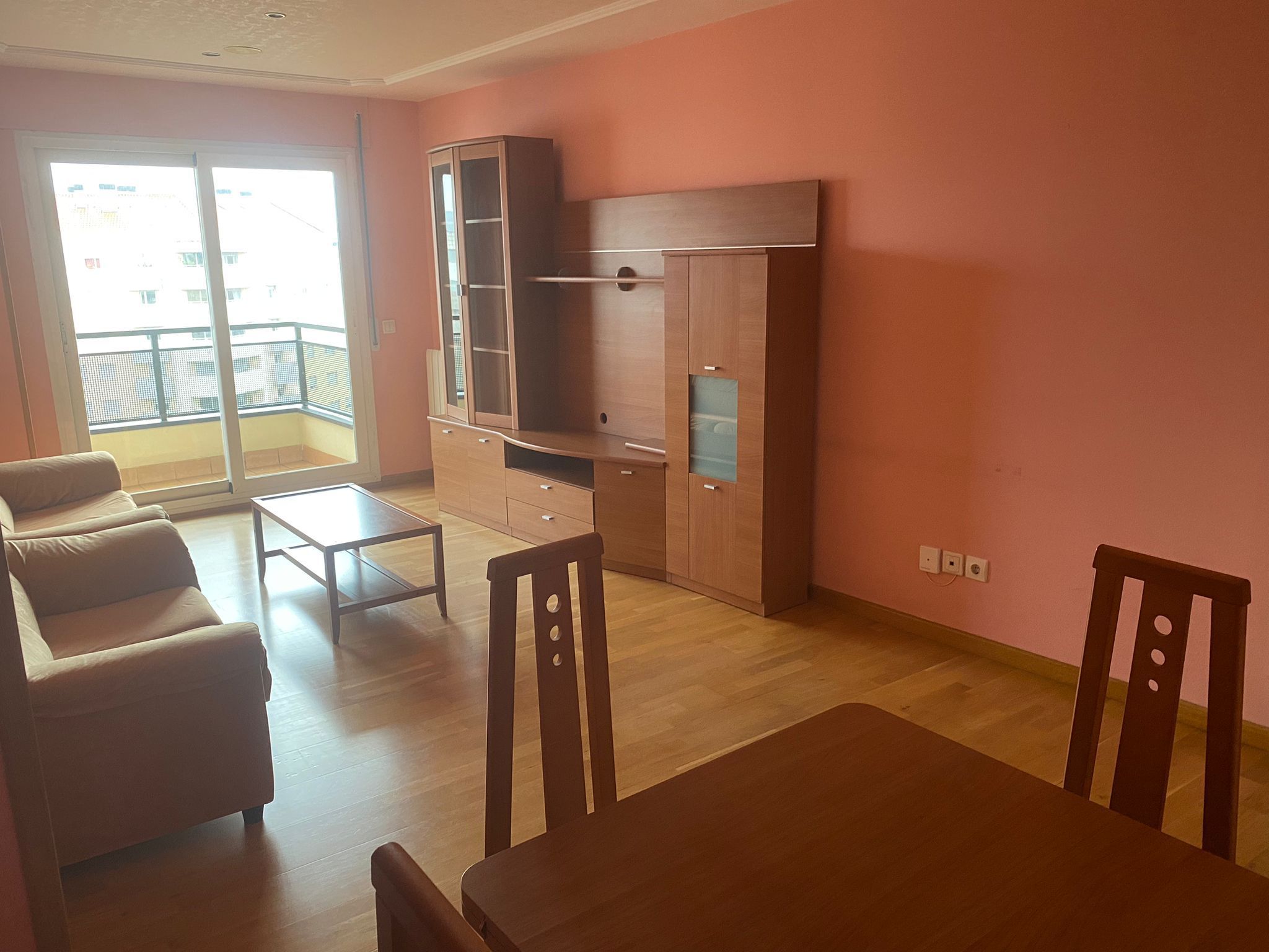Living room of Flat for sale in  Logroño  with Parquet flooring, Storage room and Furnished