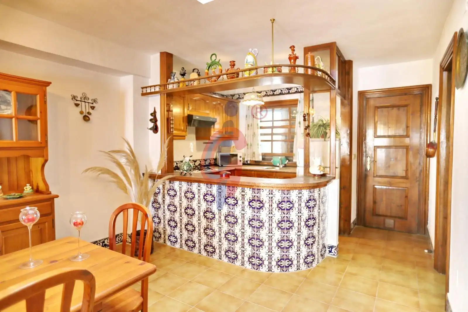 Cocina de Casa adosada en venta en Guardamar del Segura con Aire acondicionado, Calefacción y Terraza