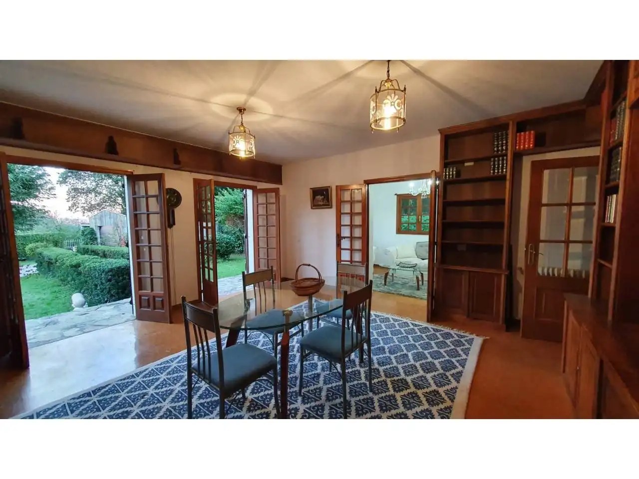 Dining room of Houses for rent in Teo  with Heating, Private garden and Parquet flooring