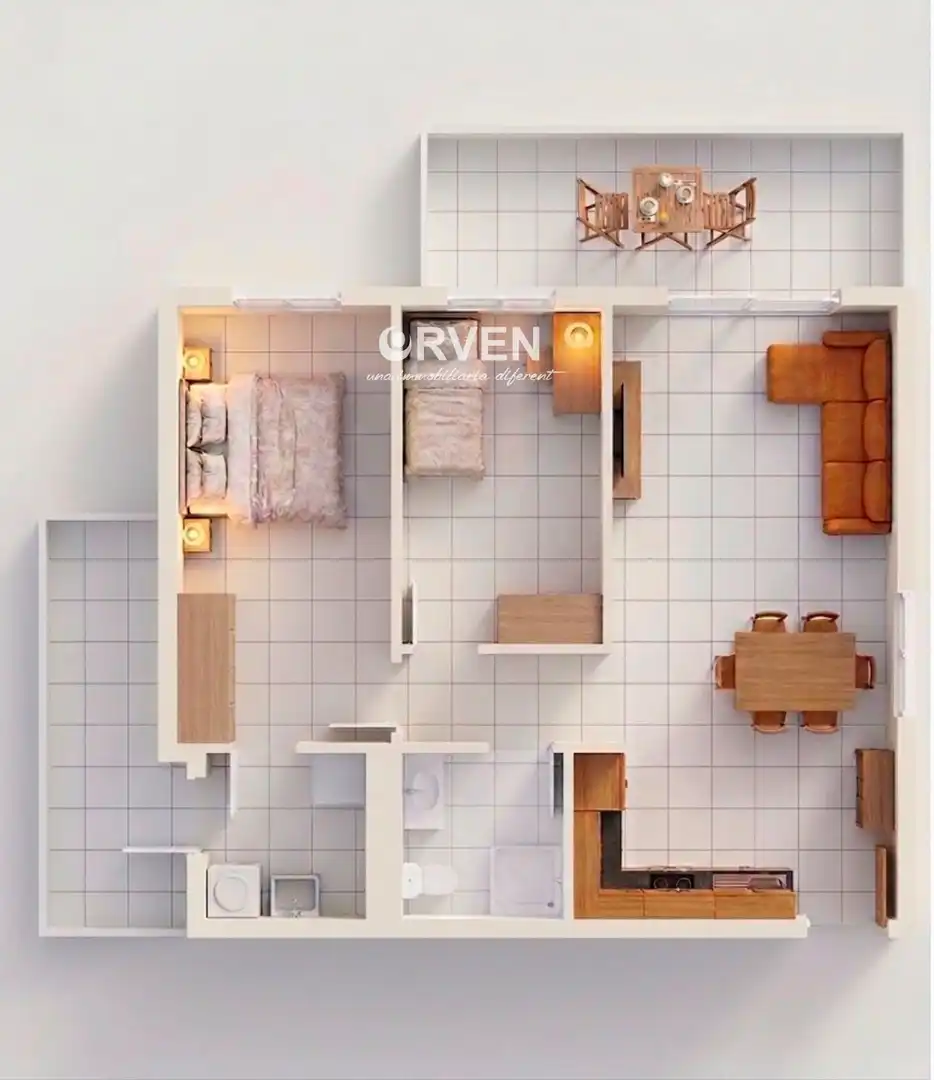 Dormitori de Apartament en venda en Torredembarra amb Aire condicionat, Calefacció i Terrassa