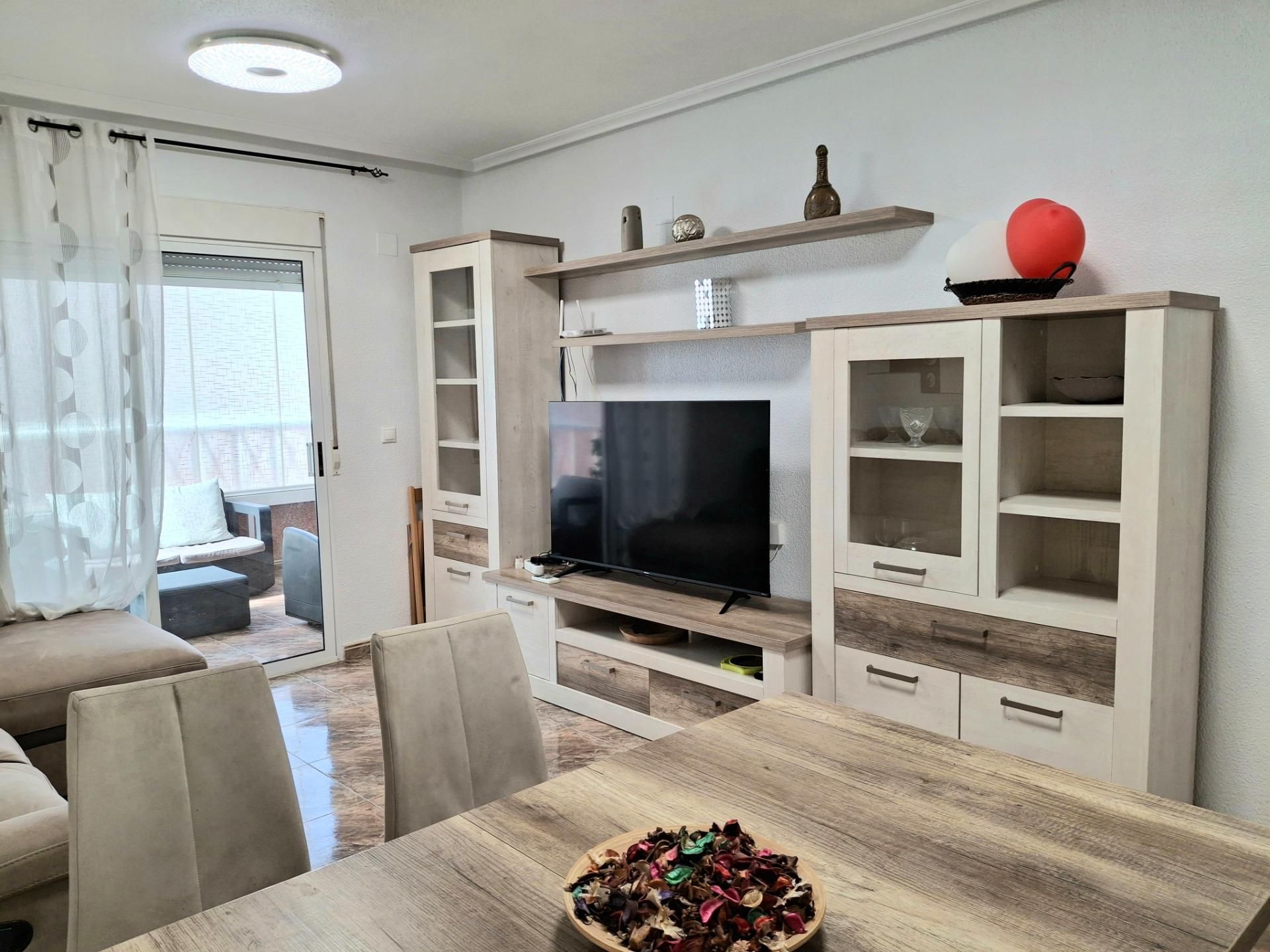 Living room of Apartment to rent in Torrevieja  with Air Conditioner, Heating and Terrace