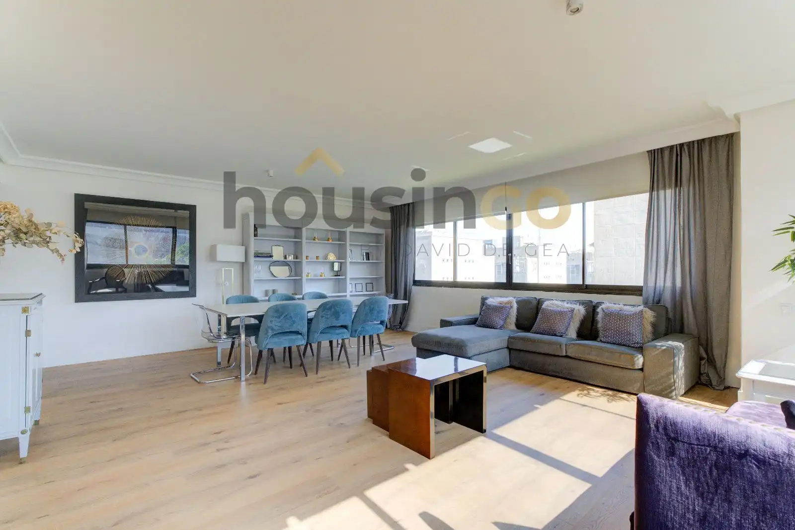 Sala de estar de Piso de alquiler en Madrid con Aire acondicionado, Calefacción y Amueblado