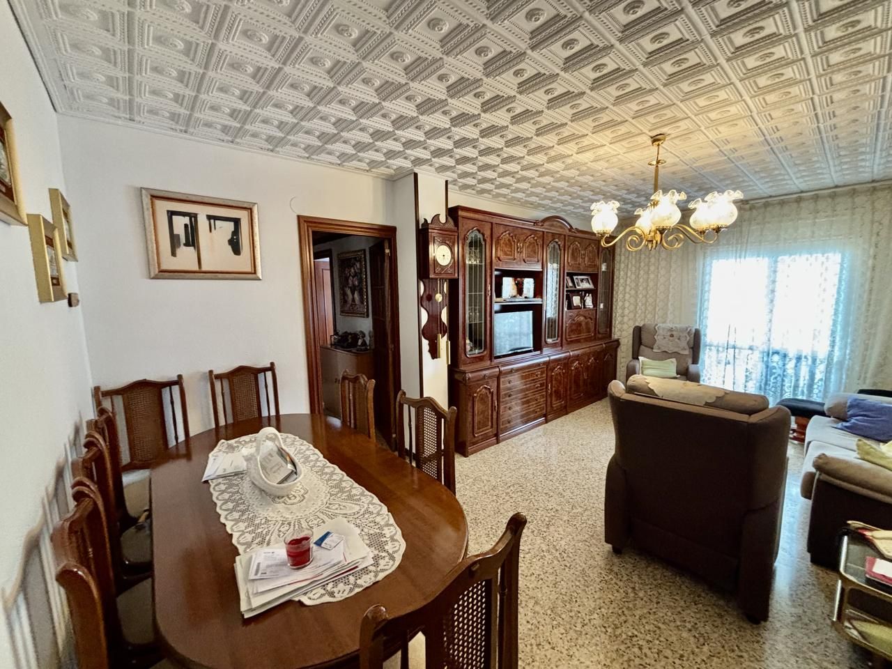 Living room of Flat for sale in  Zaragoza Capital  with Air Conditioner, Heating and Storage room