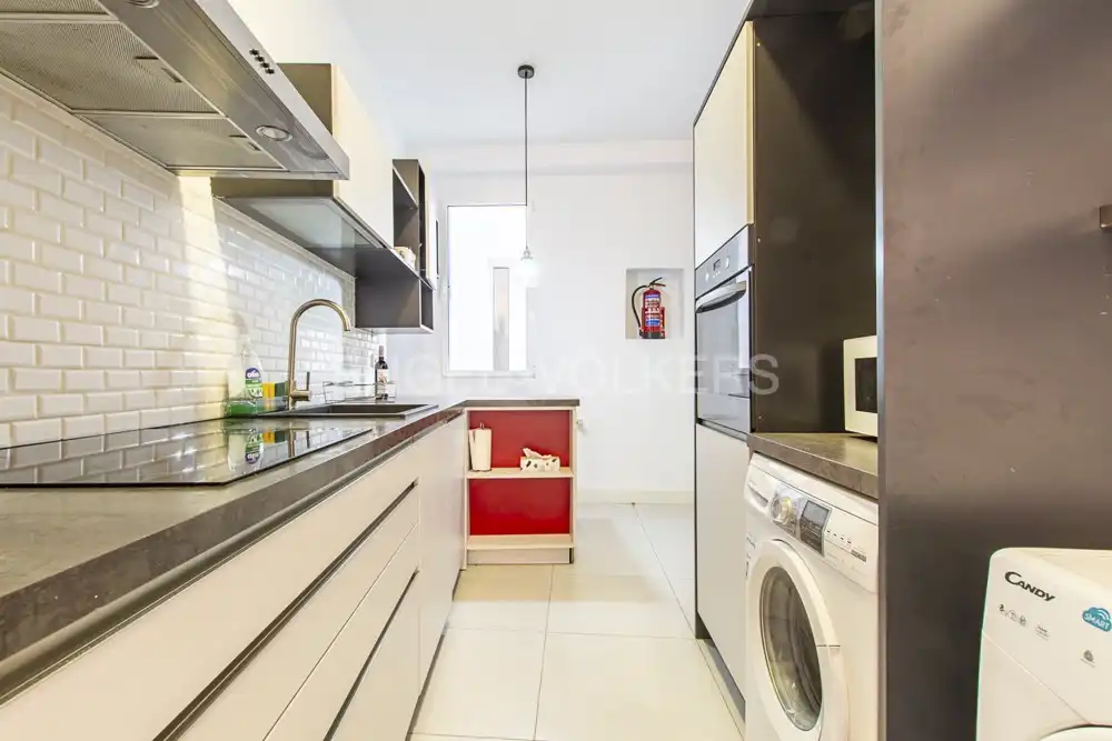 Küche von Wohnung zur Miete in Madrid mit Klimaanlage, Heizung und Möbliert