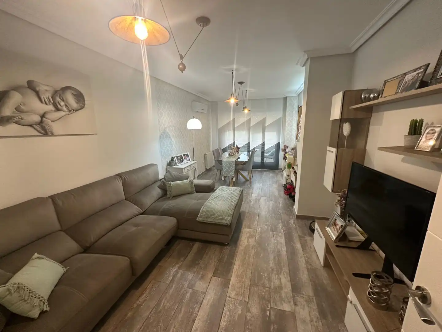 Sala de estar de Piso de alquiler en Plasencia con Aire acondicionado, Calefacción y Terraza