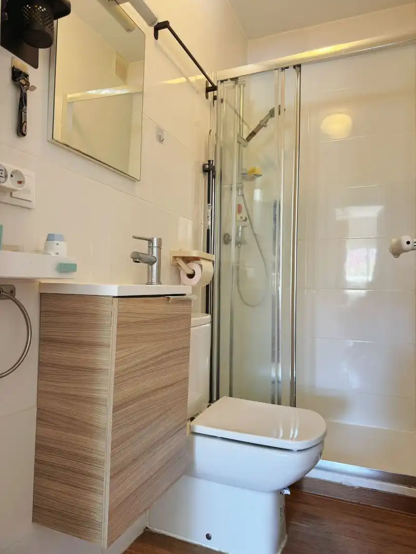 Baño de Piso de alquiler en Alicante / Alacant con Terraza, Amueblado y Internet