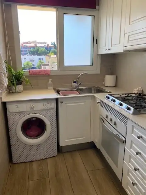 Kitchen of Flat for sale in Rubí  with Oven and Balcony