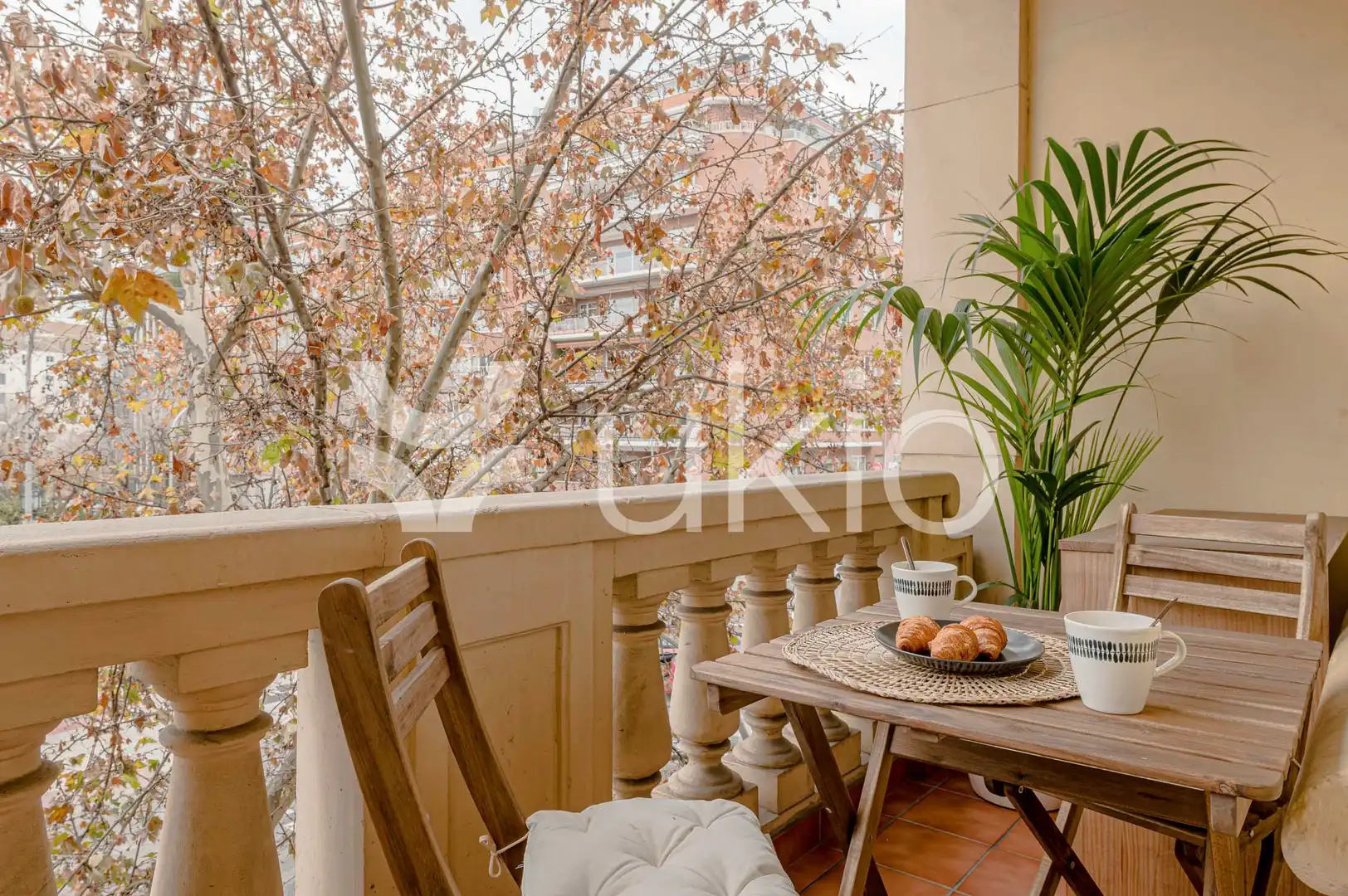 Terraza de Apartamento de alquiler en Madrid con Aire acondicionado, Calefacción y Terraza