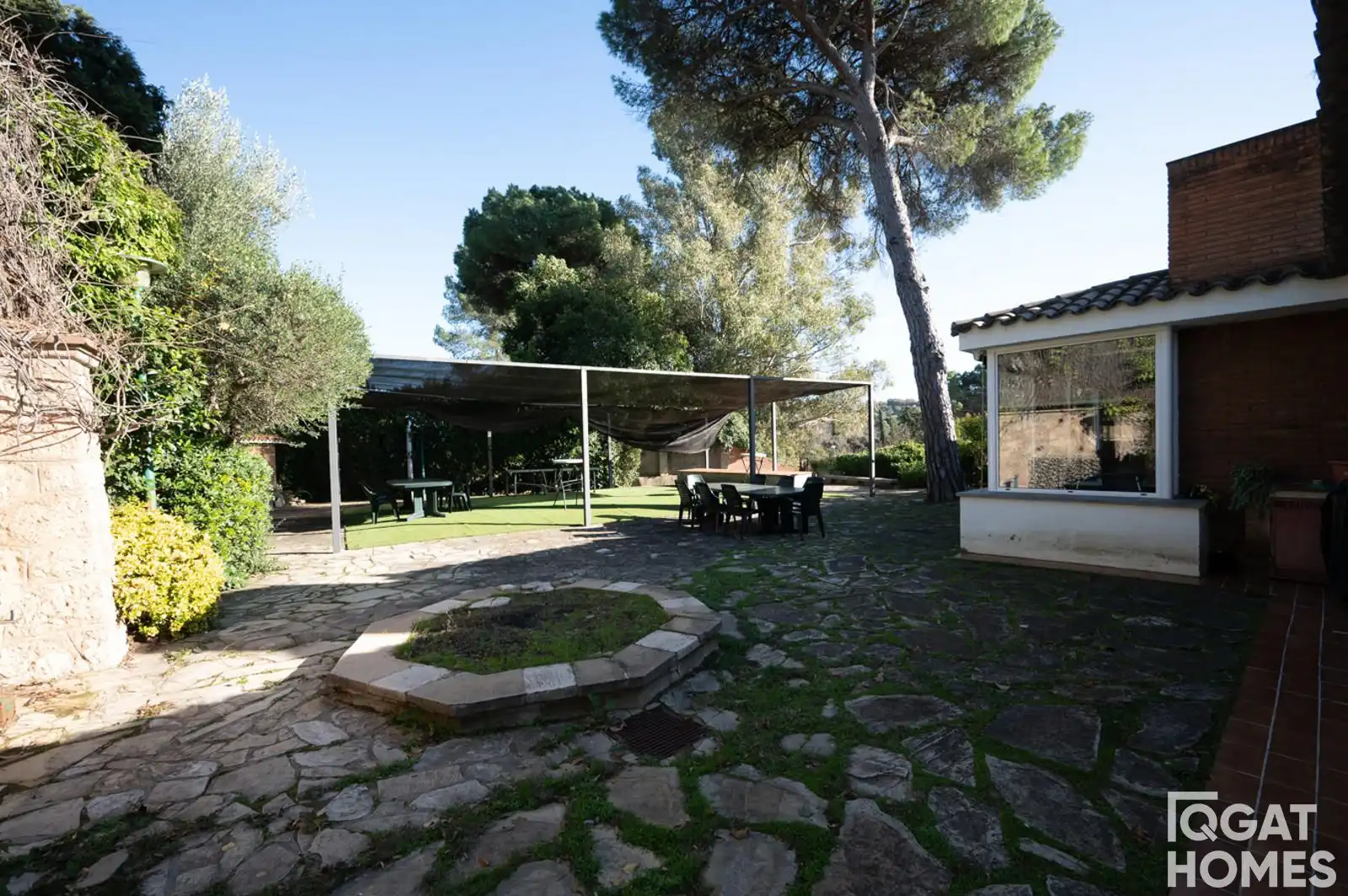 Garden of Houses for sale in Sant Cugat del Vallès  with Air Conditioner, Heating and Alarm