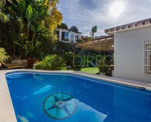 Vista exterior de Casa o xalet de lloguer en Vélez-Málaga amb Aire condicionat, Terrassa i Piscina