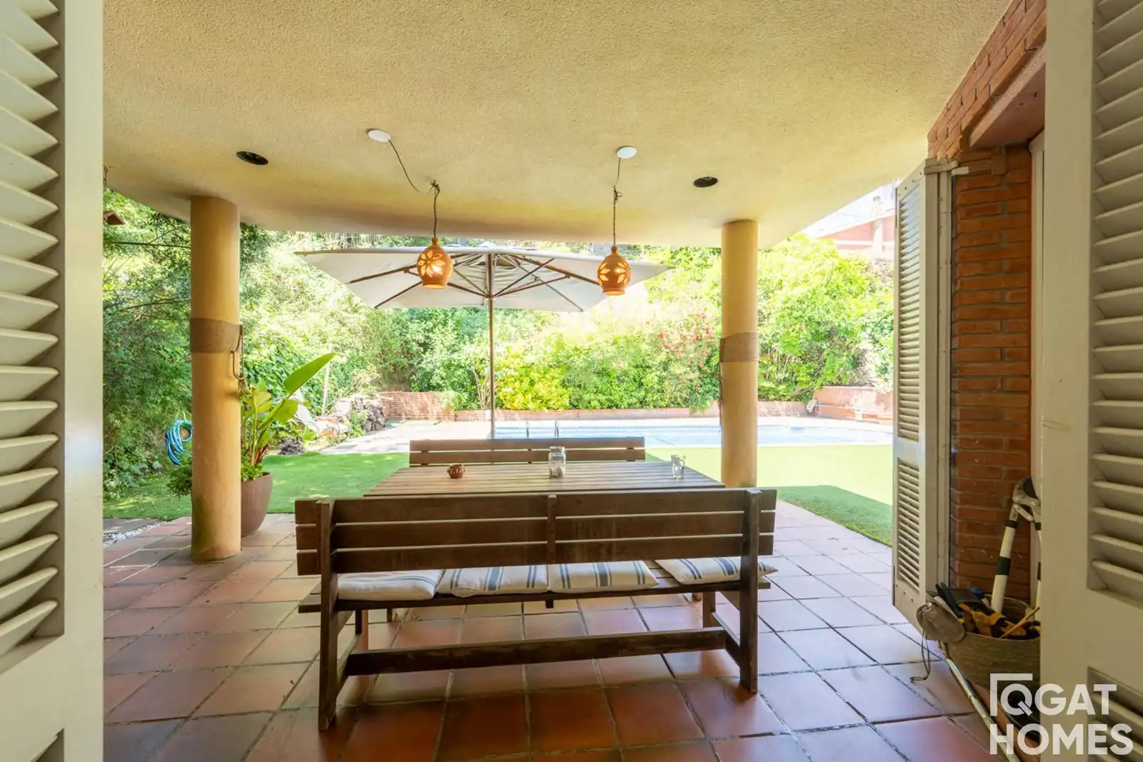 Terrace of Houses for sale in Sant Cugat del Vallès  with Heating, Terrace and Storage room