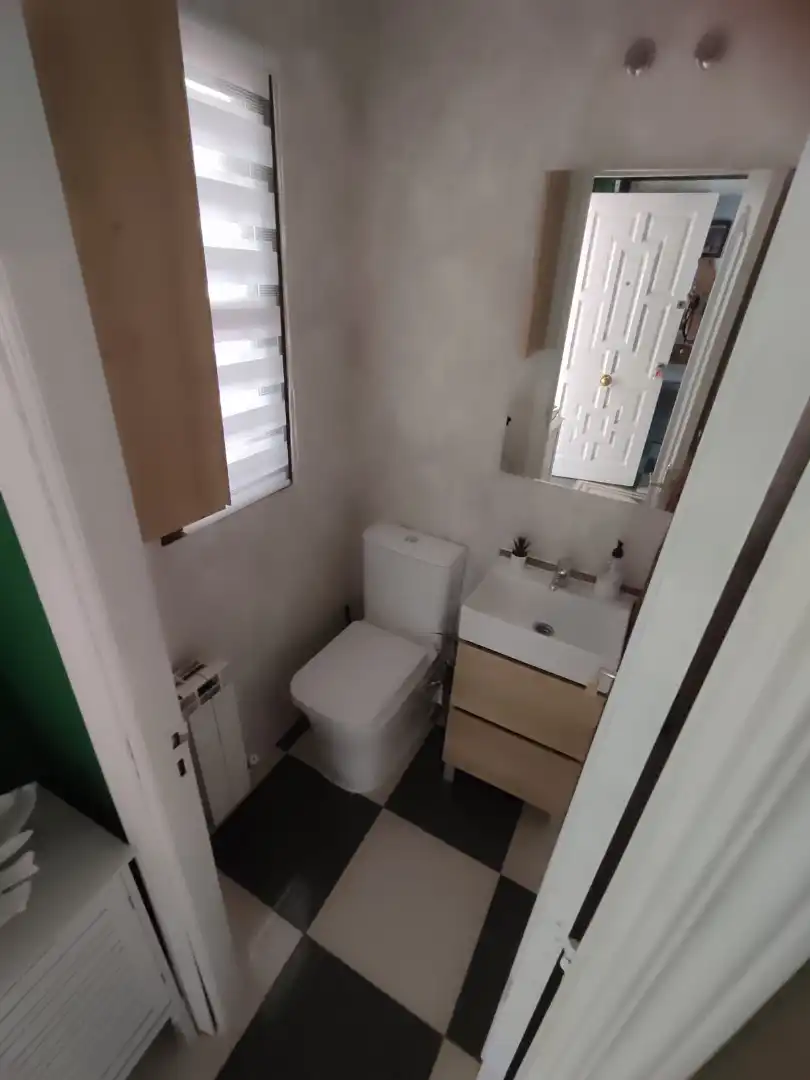 Bany de Casa adosada en venda en Arganda del Rey amb Aire condicionat, Calefacció i Jardí privat