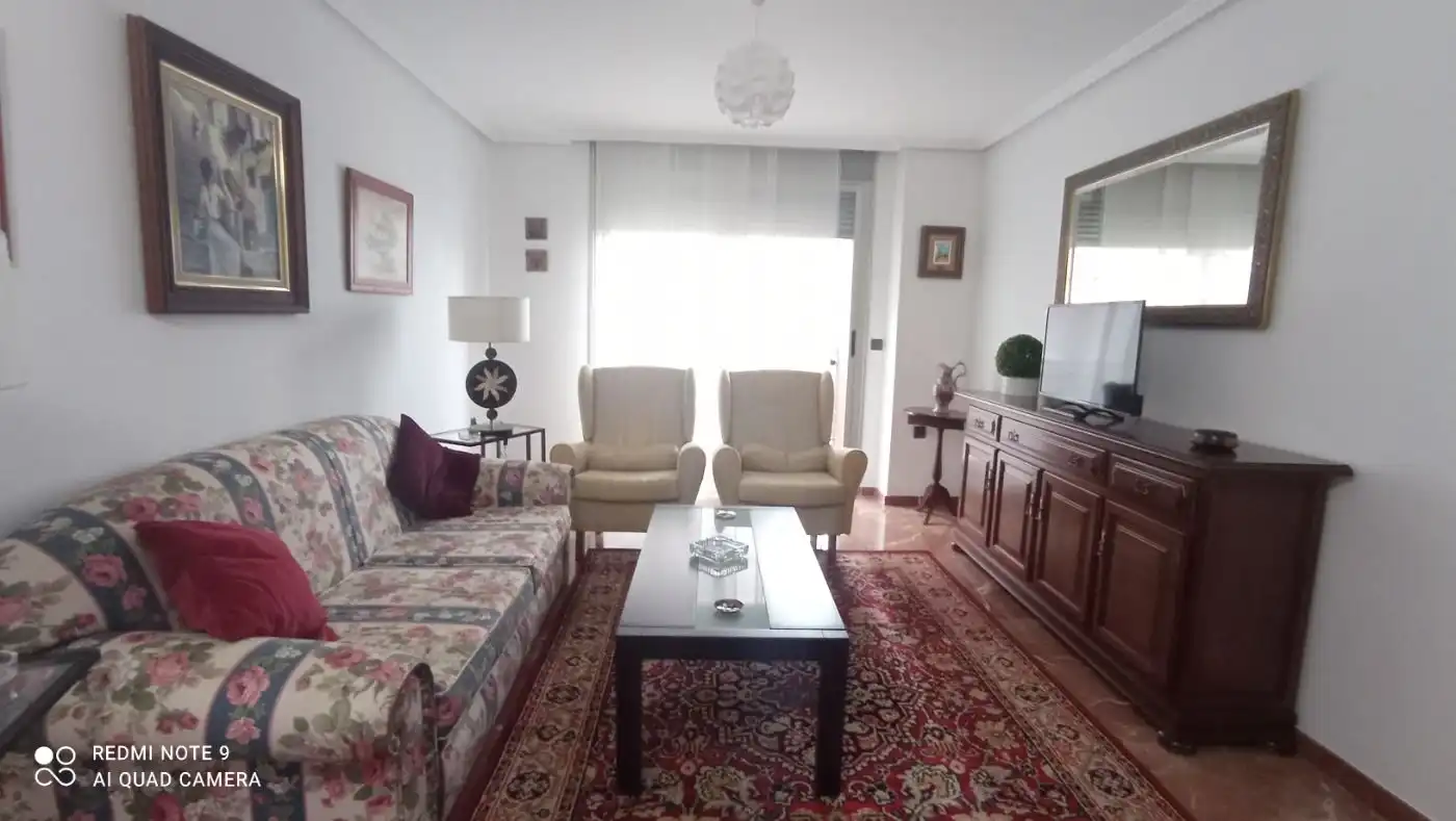 Sala d'estar de Pis de lloguer en Alicante / Alacant amb Aire condicionat, Calefacció i Balcó