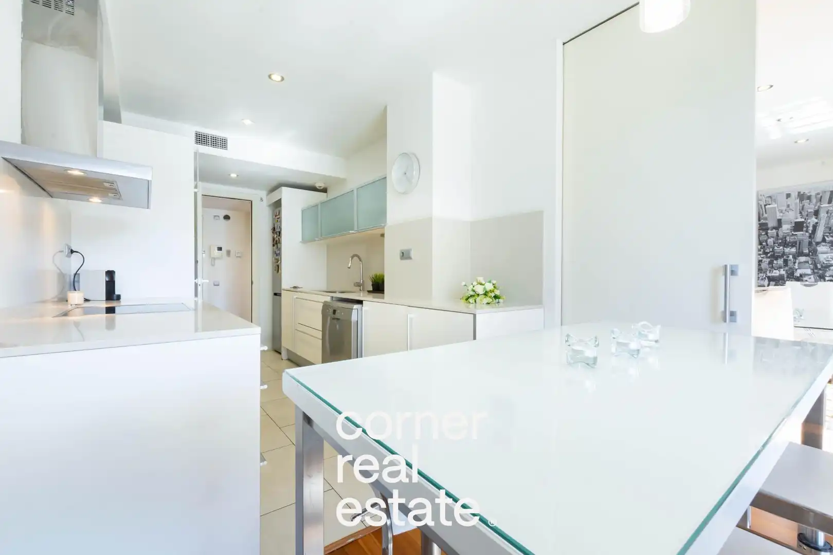 Exterior view of Flat for sale in Sant Cugat del Vallès  with Air Conditioner, Heating and Parquet flooring