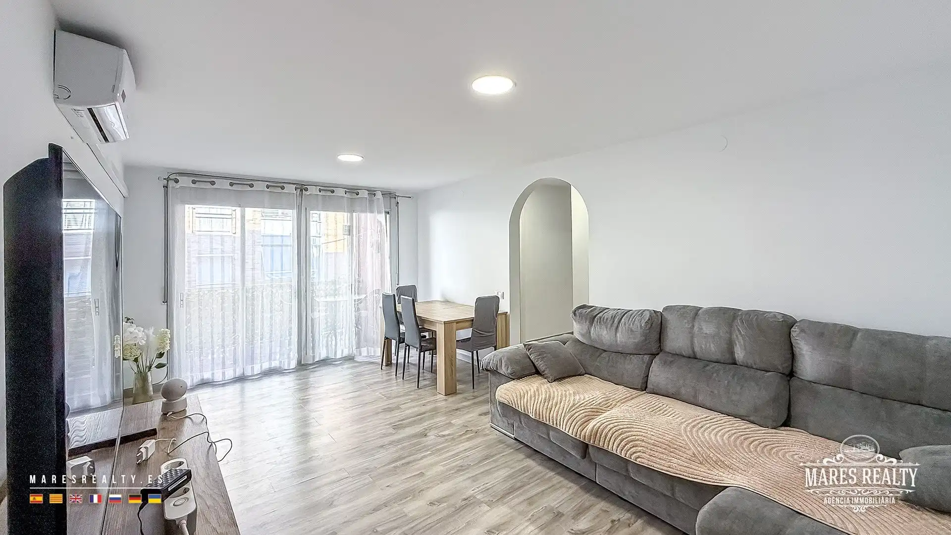 Sala de estar de Piso en venta en Blanes con Aire acondicionado, Calefacción y Terraza