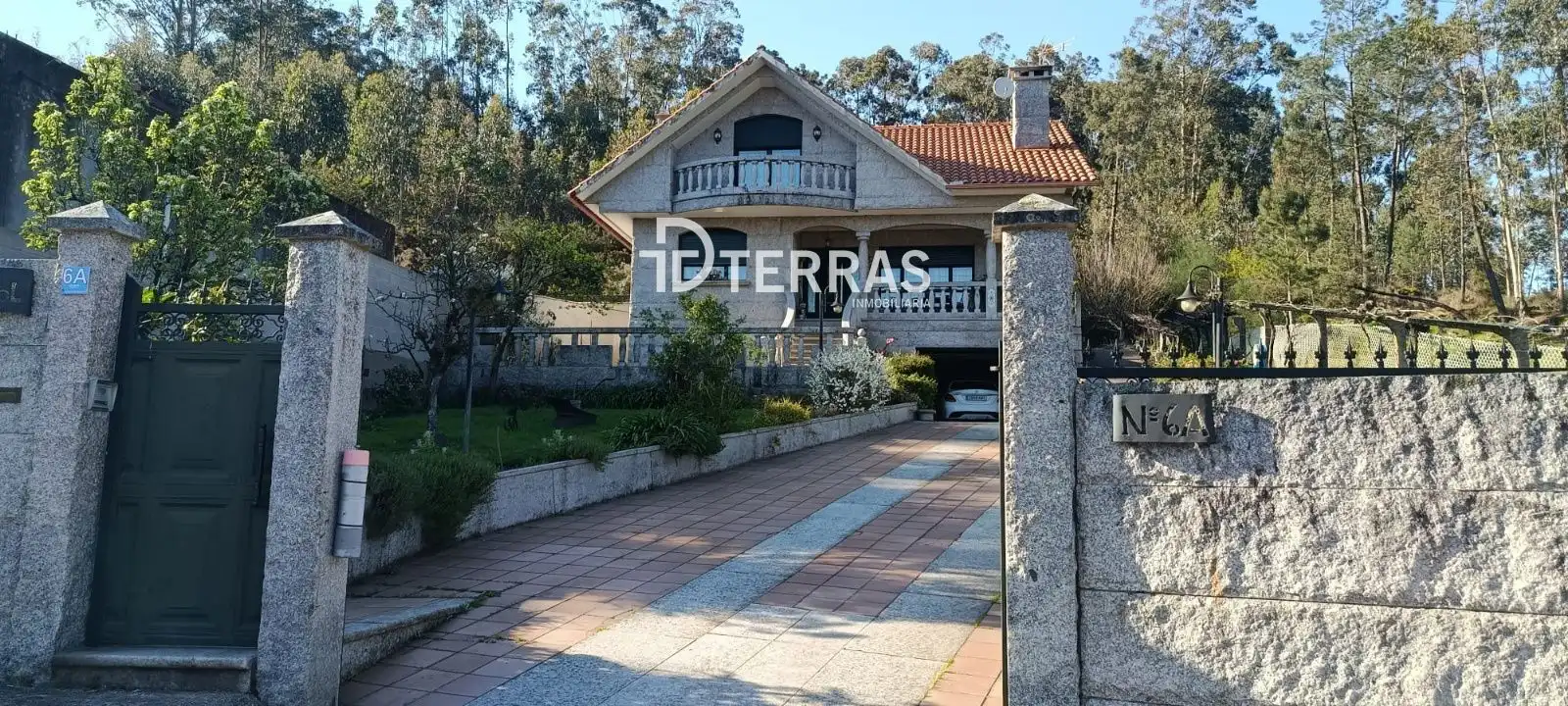 Vista exterior de Casa o chalet en venta en Vilaboa con Calefacción, Jardín privado y Terraza
