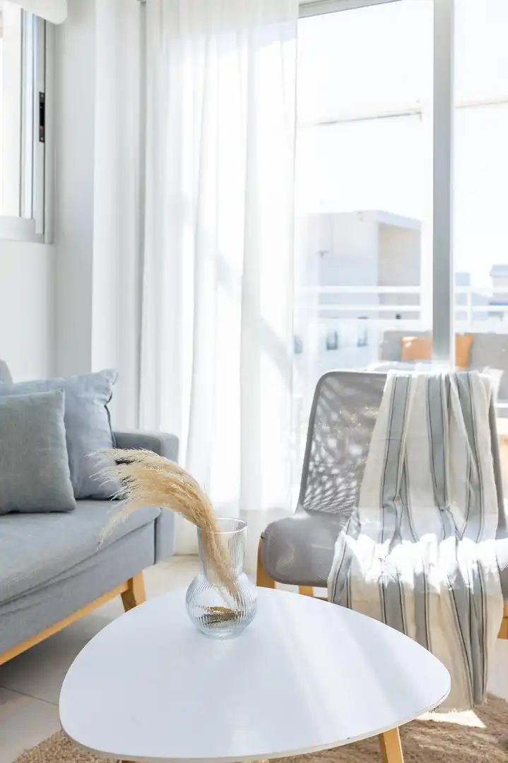 Sala d'estar de Àtic en venda en Piles amb Aire condicionat, Calefacció i Terrassa