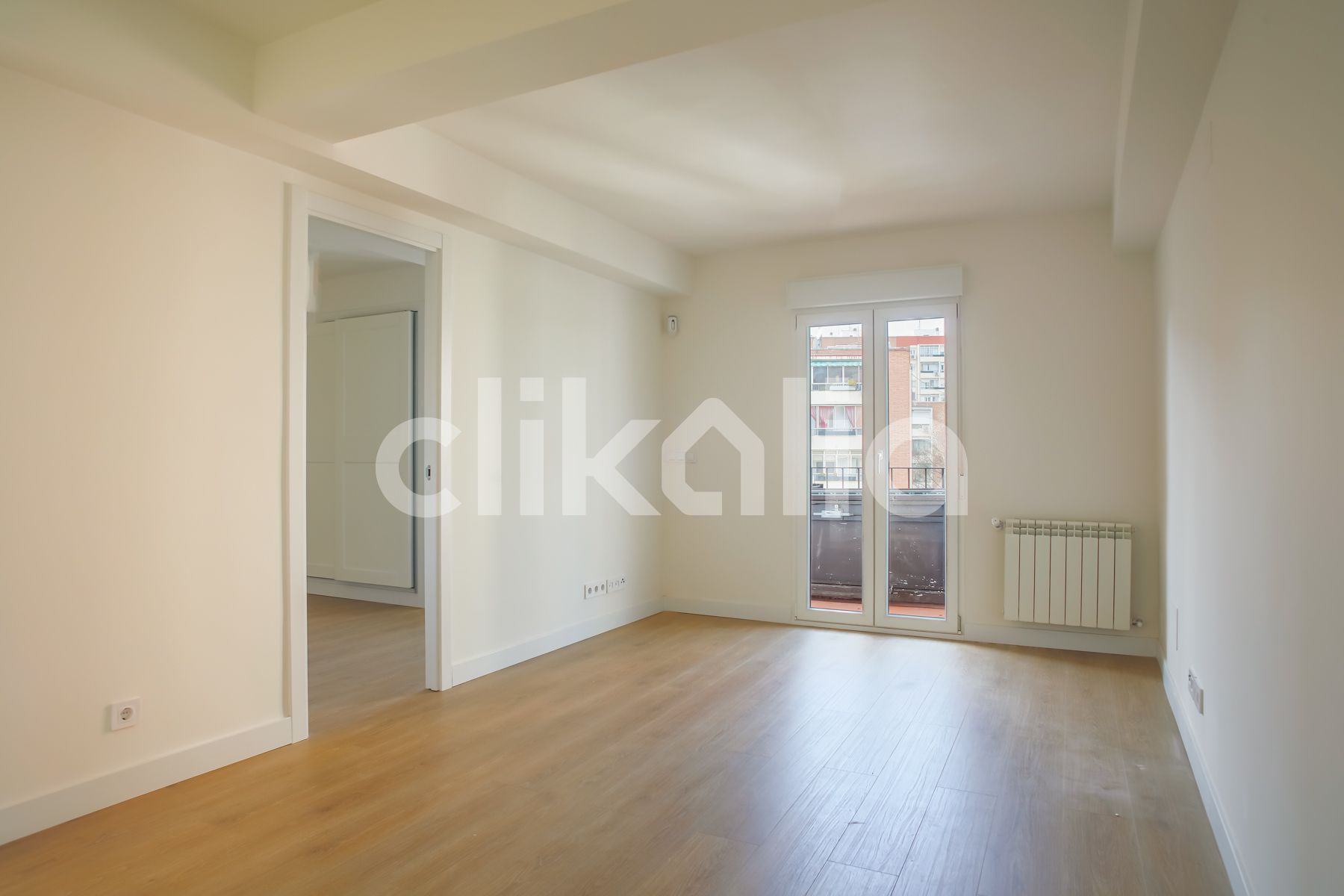 Sala de estar de Piso en venta en  Madrid Capital con Aire acondicionado, Calefacción y Terraza