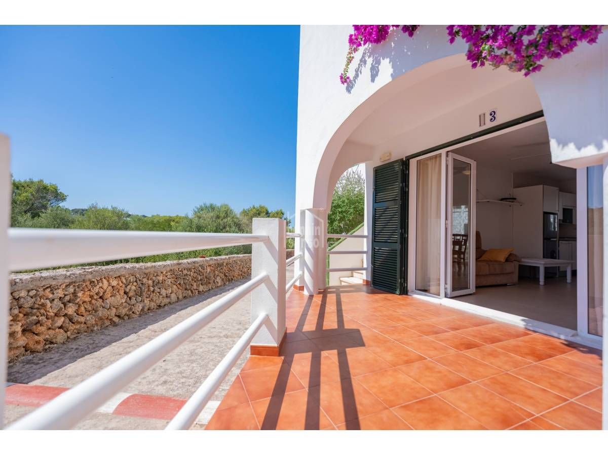 Terrassa de Apartament en venda en Es Mercadal amb Jardí privat, Terrassa i Piscina