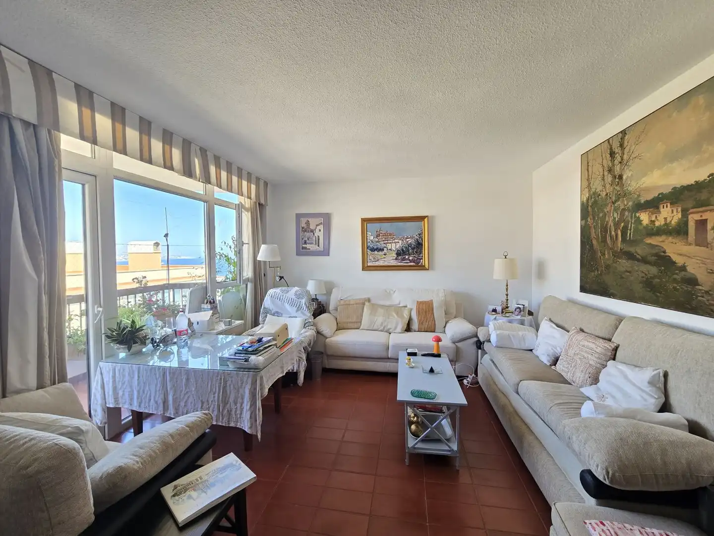 Living room of Flat for sale in Málaga  with Air Conditioner, Heating and Terrace
