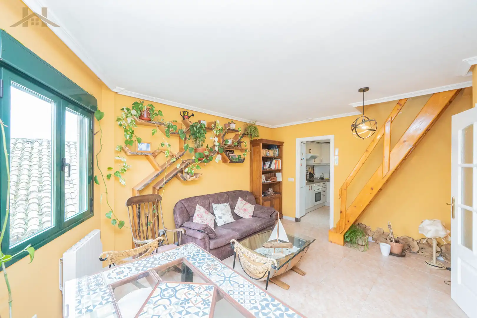 Sala d'estar de Dúplex en venda en Collado Mediano amb Calefacció i Terrassa