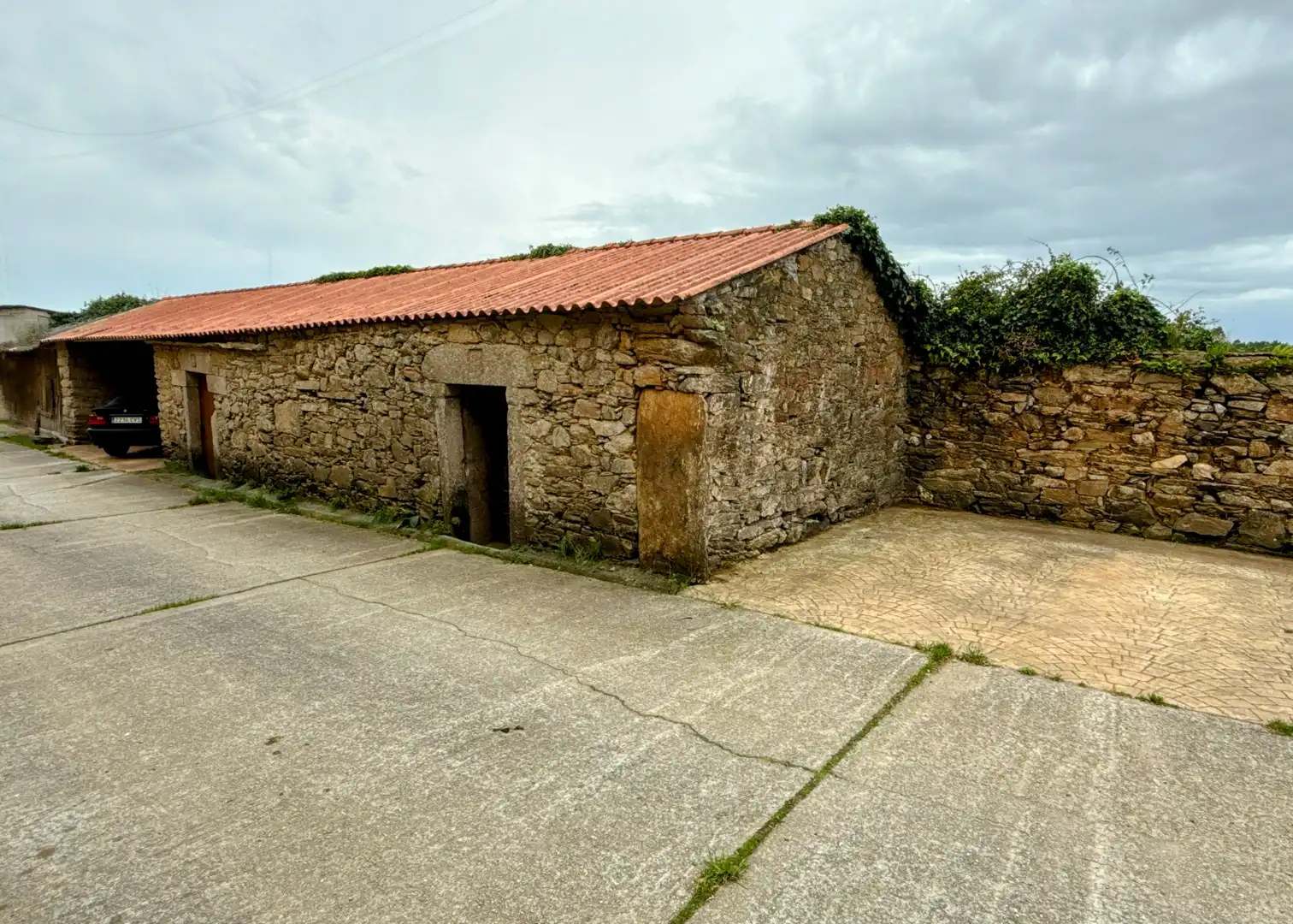 Vista exterior de Finca rústica en venta en Ponteceso con Calefacción y Amueblado