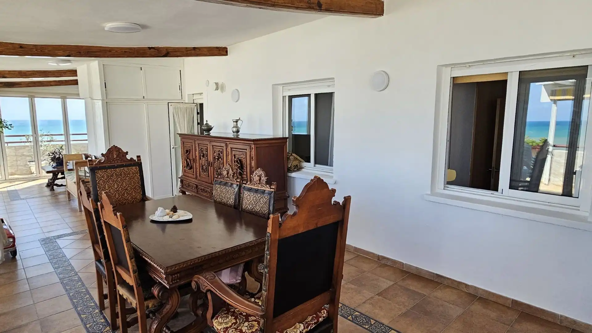 Comedor de Apartamento en venta en Oropesa del Mar / Orpesa con Aire acondicionado, Calefacción y Terraza
