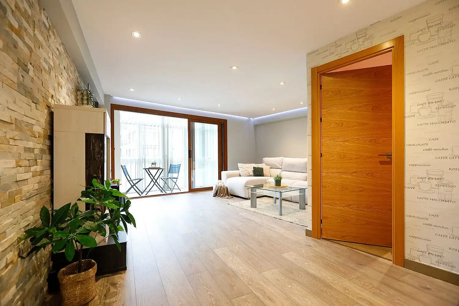Wohnzimmer von Wohnung zum Verkauf in Irun  mit Heizung und Terrasse