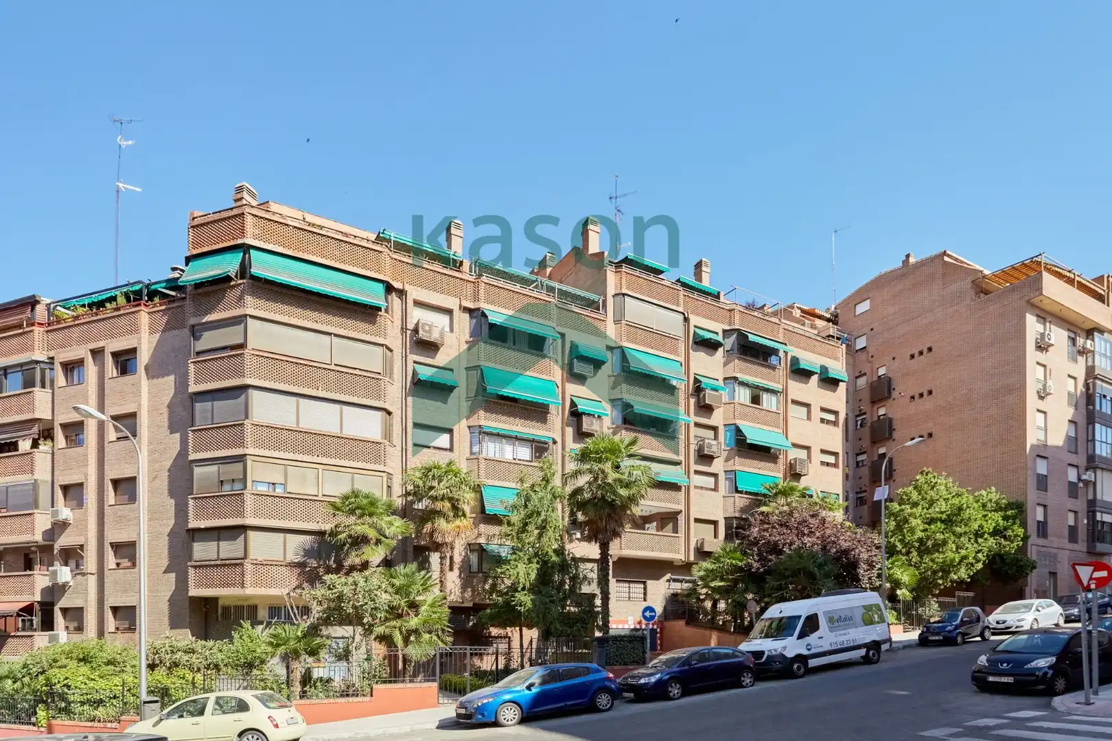 Vista exterior de Piso de alquiler en Madrid con Calefacción, Terraza y Amueblado