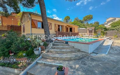 Exterior view of House or chalet for sale in Terrassa  with Swimming Pool