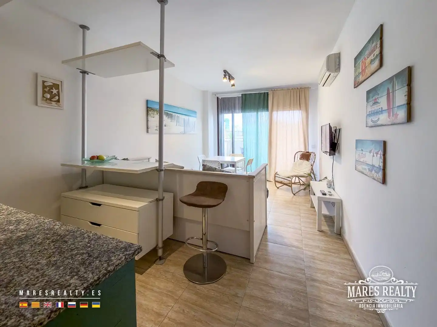Living room of Flat for sale in Lloret de Mar  with Air Conditioner and Heating