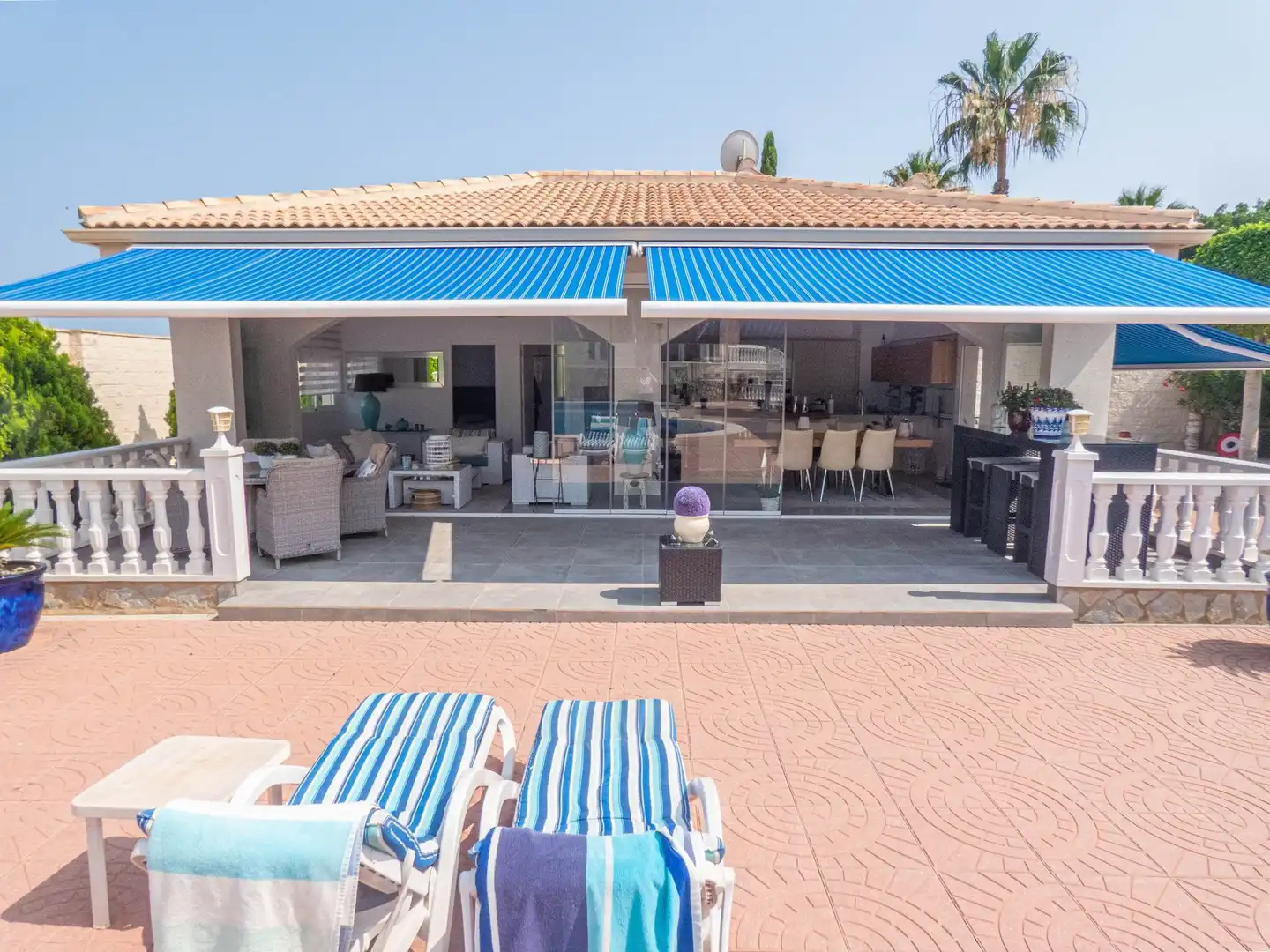 Terraza de Casa o chalet en venta en Rojales con Jardín privado, Terraza y Piscina
