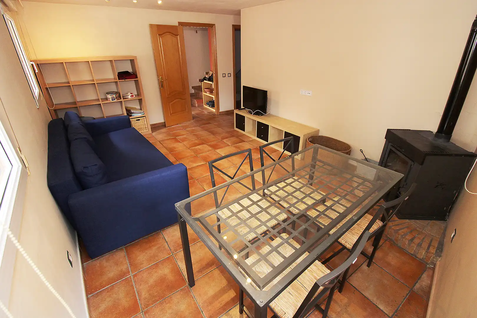Sala de estar de Casa adosada en venta en El Atazar con Calefacción, Terraza y Trastero