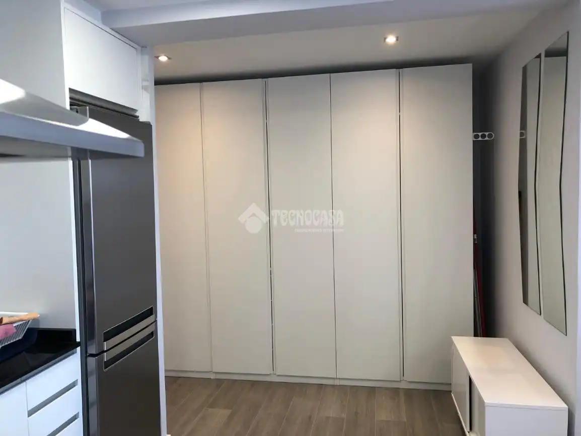 Cocina de Estudio de alquiler en Madrid con Aire acondicionado, Calefacción y Terraza